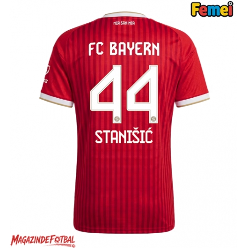 Bayern Munich Josip Stanisic #44 Tricou Fotbal Replică 2026-27 Femei Acasa Bayern Munich Josip Stanisic #44 Tricou Fotbal Replică 2026-27 Femei Acasa